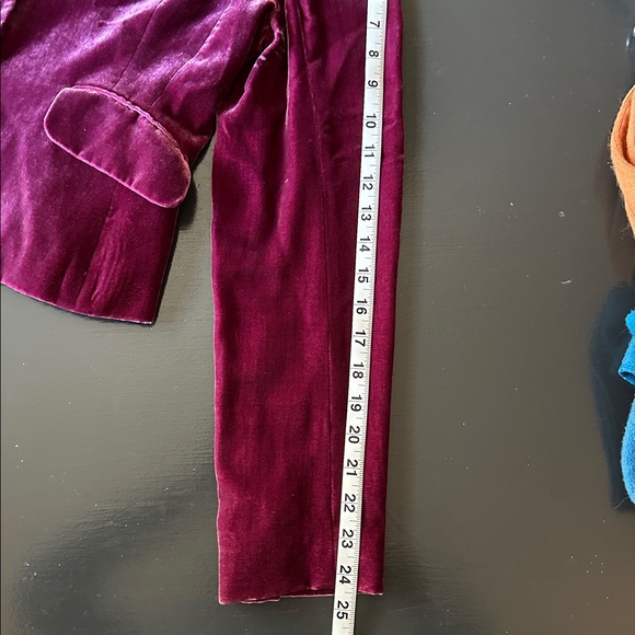 Philippe Adec Silk Jacket in Rich Eggplant - Picture 10 of 10